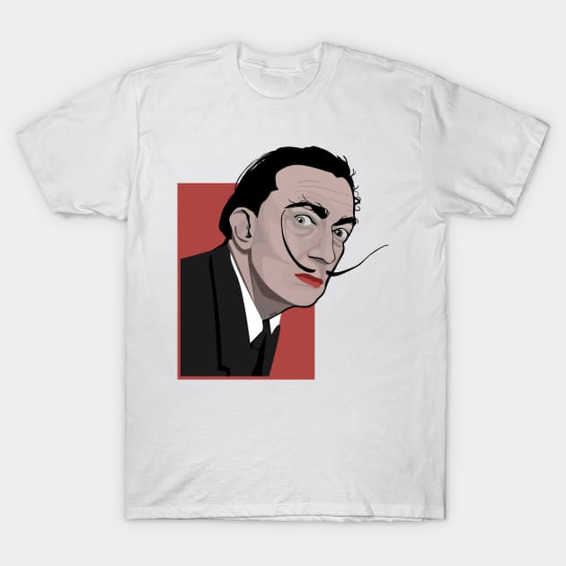 Salvador Dali T-Shirt by So Red The Poppy